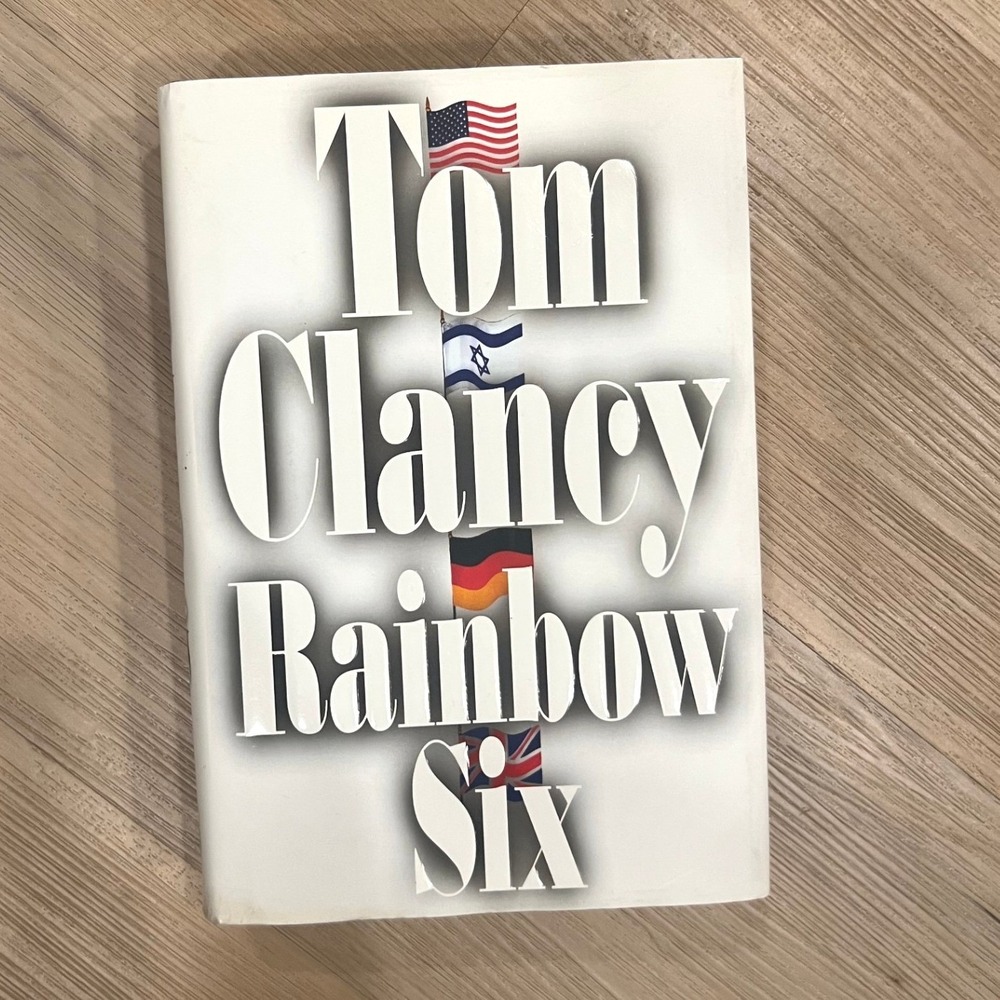 Rainbow Six by Tom Clancy Vintage 1998 Techno-Thriller Hardcover